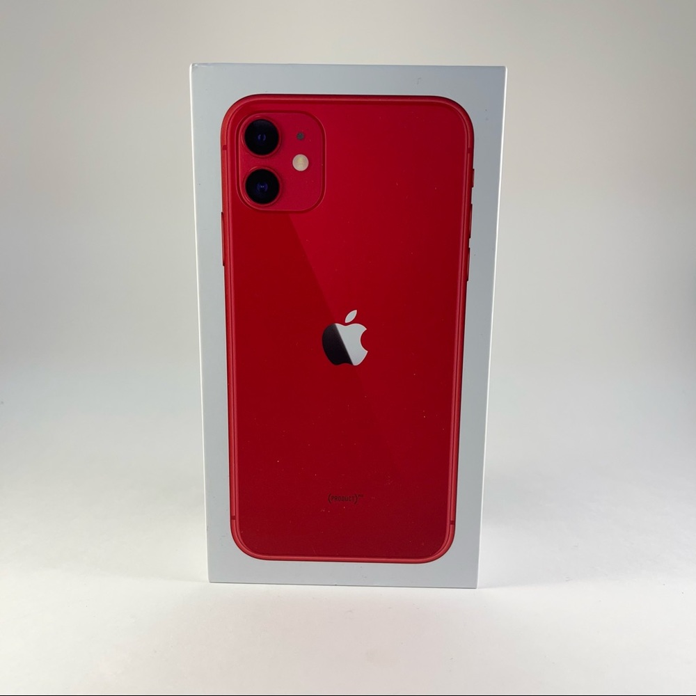 Apple 11 Phone Empty Box for phone style 64GB Red. Reseller Supplies or Storage